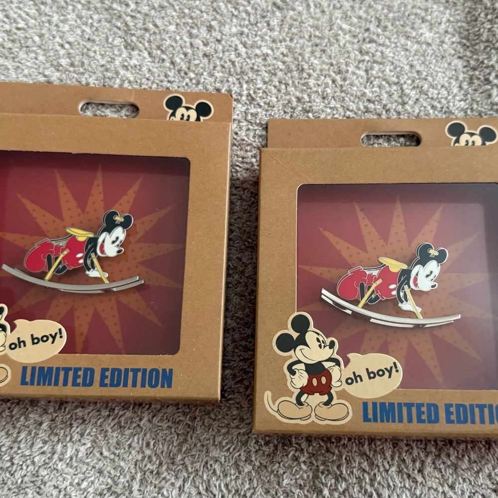 Limited Edition Mickey Mouse Collectible Pins